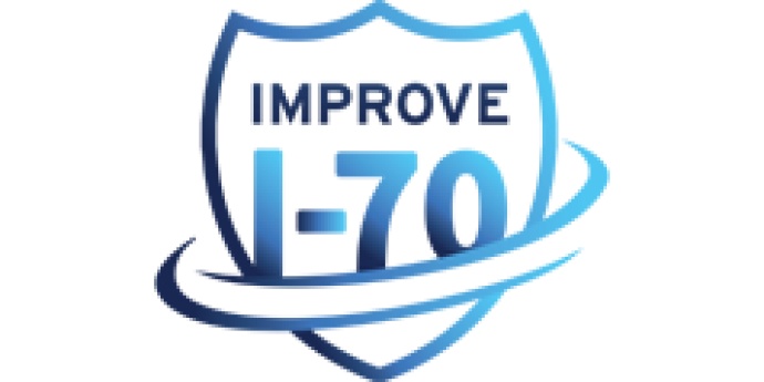 Blue Improve I-70 Logo