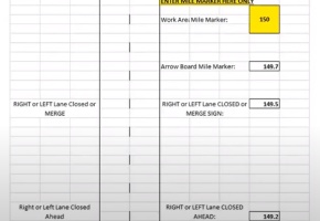 Divided Hwy Mile Marker W-Z Calculator