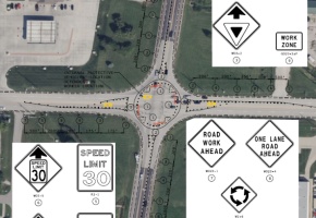 World Famous Temporary Roundabout 