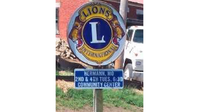Lions Club sign