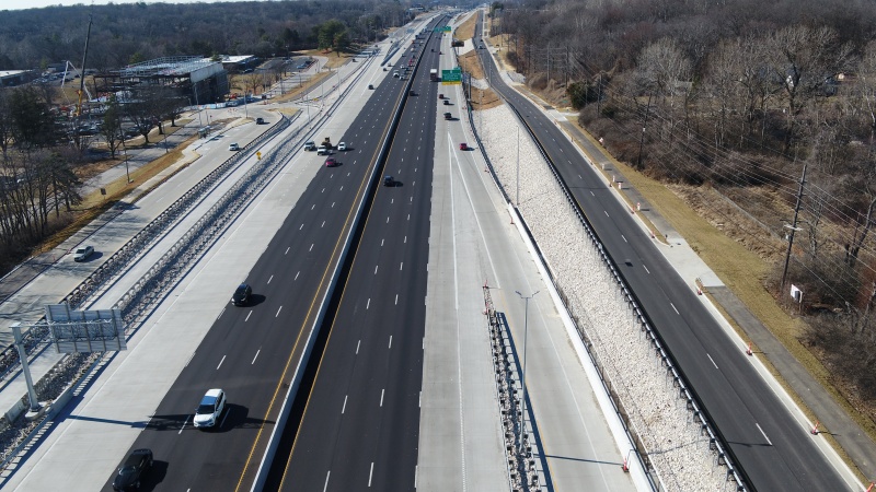 I-270 North: Bus Lane at West Florissant